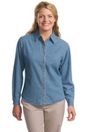 Ladies Long Sleeve Denim Shirt